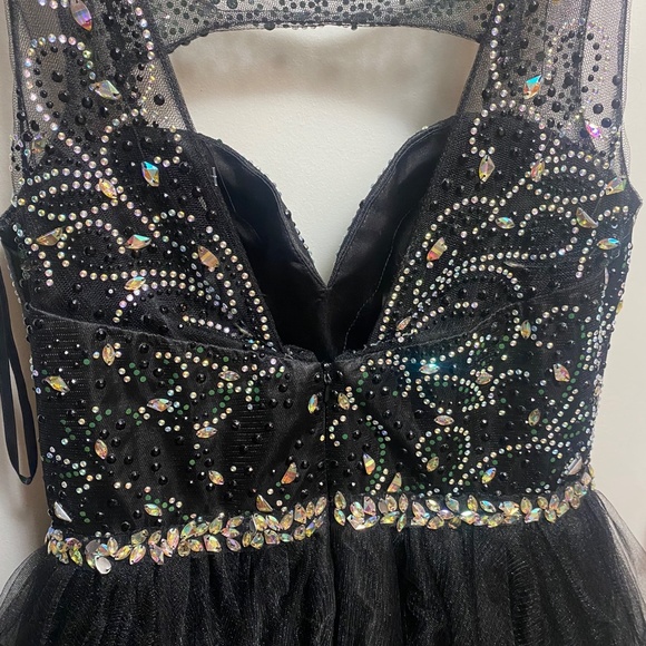 VOX black sequined  Party Dress - Picture 3 of 6